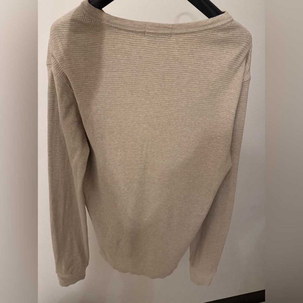 Ralph Lauren Tan Waffle Knit Top - Picture 3 of 4